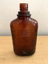 Vintage 1930s Frankfort Distillery 1 Pint Amber Whiskey Sunburst Embosse... - £13.65 GBP