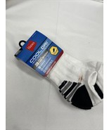 Hanes Men&#39;s Cool Dri 3 Pair No-Show Wicking Arch Support Black White Gray - $9.63 CAD
