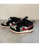 Nike Air Jordan 1 Mid Toddler 9C Black Red Newspaper BQ6933-061 - $644.86 MXN
