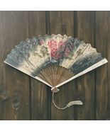 Rare Elegant Antique Oriental Hand Fan Trommers Evergreen Brewery Brookl... - $74.87