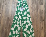DVF x Target Halter Jumpsuit Green Floral Leaf XS Diane Von Furstenburg ... - $19.24