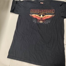Vintage 2001 Harley Davidson Chattanooga Eagle Graphic Men&#39;s T-Shirt Sz M - £15.81 GBP