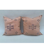 Early 21st Century Moroccan Light Pink Sabra Pillows Covers- a Pair - £141.13 GBP
