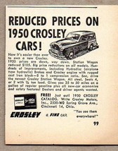 1950 Print Ad Crosley Station Wagon Cars Cincinnati,OHIO - $8.90