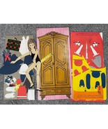 Vintage Lisa Paper Doll Playmate with Closet 1961 - $41.16 CAD