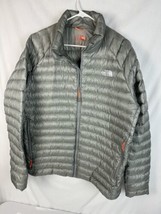 The North Face Jacket Down Puffer Coat Gray Lightweight Full Zip Men’s XL - £55.05 GBP