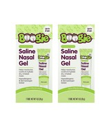 Pack of 2 Boogie Saline Nasal Gel, with Aloe and Isotonic Saline 1 oz (2... - $271.29 MXN