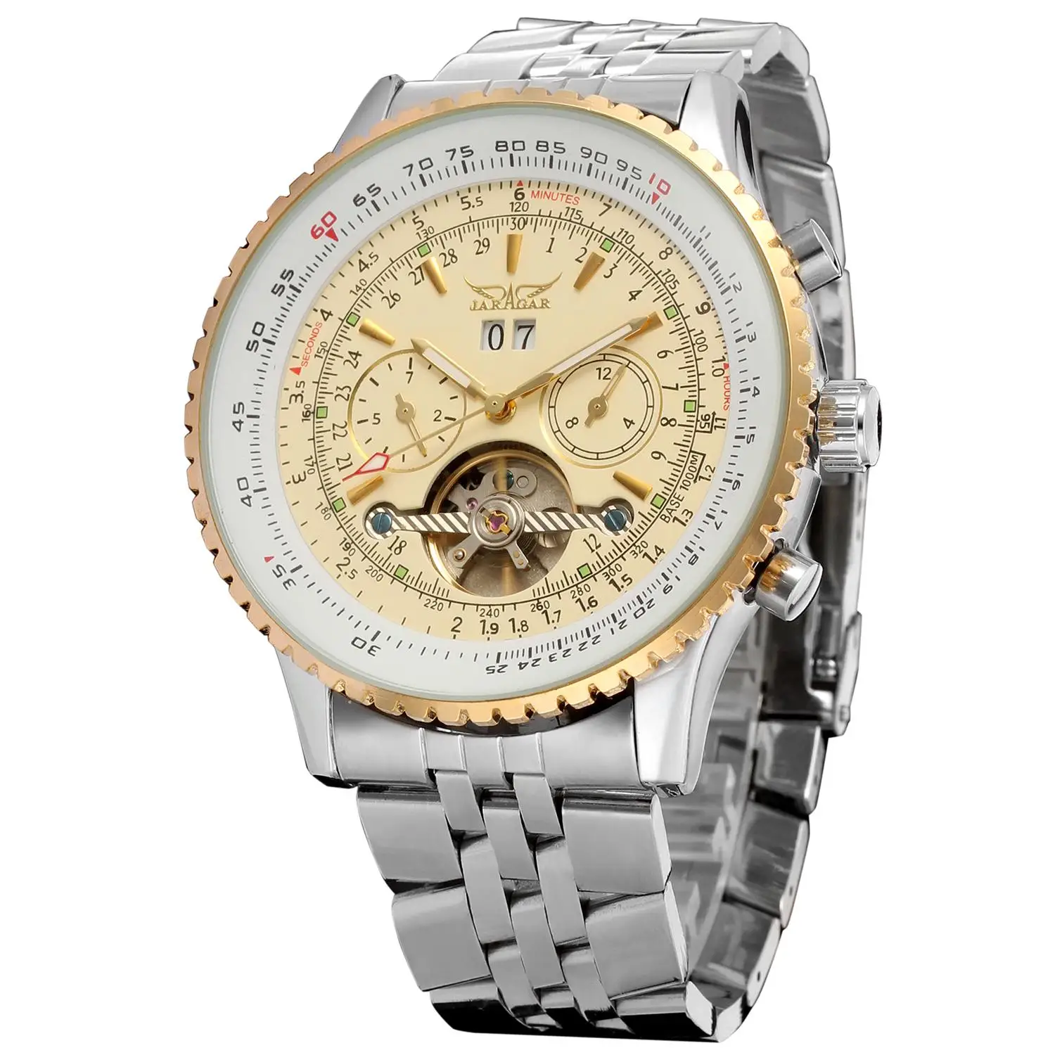 2019 Jaragar  Mens   Men   Wristwatch Automatic Mechanical Tourbillon Clock  Mas - £113.38 GBP