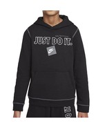 Nike Boys’ Sportswear JDI Pullover Hoodie – Black/Iron Grey, Medium - $549.09 MXN