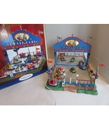 Lemax Village Crazy Bumper Cars Amusement Ride Animated Music Boxed - $122.55
