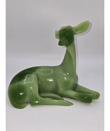 Ruggeri Italian Mid Century Modern Resin Green Deer Table Sculpture 1960... - $121.24