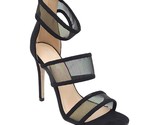 Public Desire Women Stiletto Heel Ankle Strap Sandals Size US 7 Black Suede - £19.46 GBP
