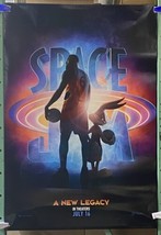 Space Jam New Legacy Official Movie Theater Poster 2 Sided Looney Tunes ... - $10.39