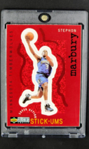 1997 1997-98 UD Upper Deck Collector&#39;s Choice Stick-Ums #S16 Stephon Marbury - £1.62 GBP