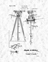 Leveling Device Patent Print - Gunmetal - $7.95+