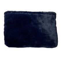 Hat Attack Faux Fur Clutch Blue Black New - £20.80 GBP