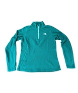 The North Face Women&#39;s Fleece Pullover S/P Turquoise Half-Zip - $11.64