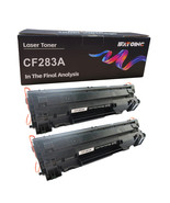 Compatible 83A CF283A 2-Pack Black Toner Cartridge for HP M125 M127 M225  - $28.99