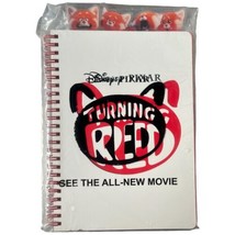 TURNING RED BINDER JOURNAL Disney Pixar Opening Night Exclusive Gift Swa... - £16.24 GBP