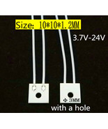 2Pcs Micro with Hole Square MCH Ceramic Heater Resistive Heating Element... - $239.07 MXN