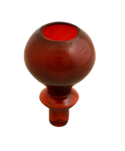 4 1/2&quot; Deed Red Greek Orthodox Altar Church Glass Vigil Oil Lamp 11.5cm - $45.47