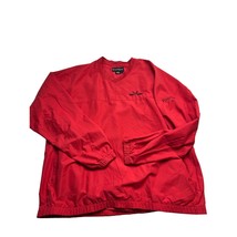 Footjoy FJ Golf Hawk Hollow Men Windbreaker Jacket Sweater Pullover Red ... - $25.71