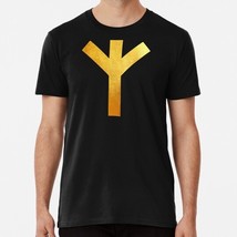 Gold Algiz Life Rune Size S to 5XL Made in the USA T-Shirt - $22.80