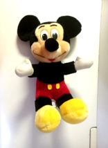 Vintage Mickey Mouse Plush Walt Disney World Disneyland 12&quot; Retro 80s Theme Park - £18.49 GBP