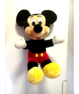 Vintage Mickey Mouse Plush Walt Disney World Disneyland 12&quot; Retro 80s Th... - £18.27 GBP
