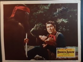 DEBRA PAGET (BROKEN ARROW) ORIG,AUTOGRAPH MOVIE LOBBY CARD - $222.75