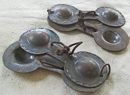 Moroccan Pair Morocco Gnawa Iron Castanets Qaraqueb Qraqeb Castanettes h... - £37.94 GBP