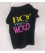NWT Blended Collection Dog Apparel Boy Meets World Dog Shirt Size Medium - $6.71 CAD