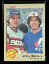 Vintage 1983 Fleer Super Star Baseball Card #638 Fisk Carter All-Star Catchers - £7.53 GBP