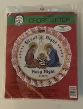 Cross Stitch Kit Vintage Colortex 1986 Silent Night Holy Night  #3756 Ne... - $22.54