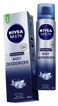 Nivea Men Fresh Protect Body Deodorizer Ice Cool, 120ml (pack of 2) - £18.98 GBP