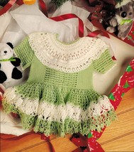First Christmas Dress Tunic Coat Crochet Potholder Afghan Wrap Patterns NB-1Yr. - £6.37 GBP