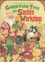 Christmas Time at Santa&#39;s Workshop (A Hallmark Pop-up Book) [Hardcover] Burrow,  - £27.65 GBP