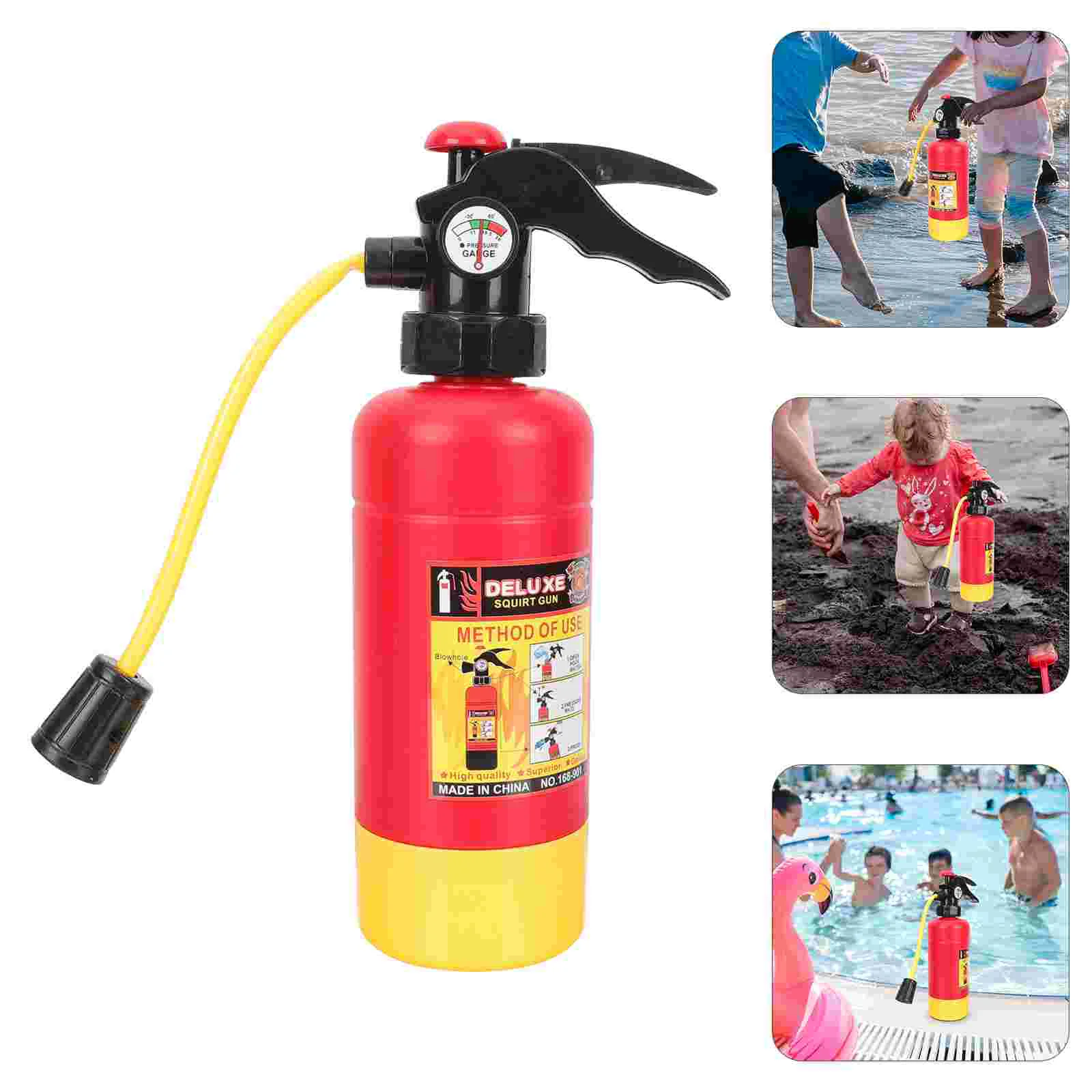 Fire Water Gun Toy Beach Squirt Children Summer Outdoor Automatic Inflatable - £12.89 GBP
