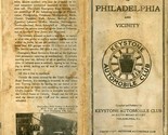 1927 Keystone Automobile Club Road Map of Philadelphia and Vicinity - $57.42