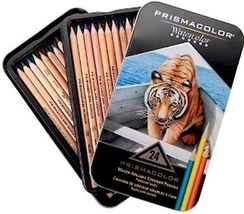 Prismacolor 24 Watercolor Water-Soluble Colored Pencils in Tin Box - £26.30 GBP