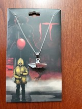 Stephen King IT SS Georgie Paper Boat Necklace Pennywise - $12.82