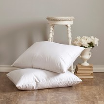 St Geneve Heirloom White Goose Down Standard Sleep Pillow - Medium - £254.19 GBP