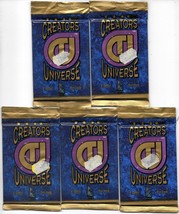 The Creators Universe Trading Cards 5 FACTORY SEALED 6 Card Packs 1994 Dynamic - £1.99 GBP