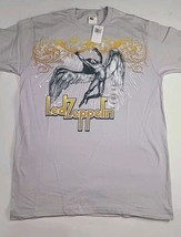 Led Zeppelin / Bay Island Tag	Graphic T-Shirt Unisex L Gray Band Tee - £14.09 GBP