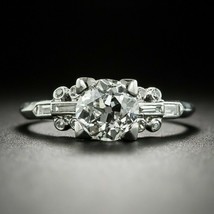 2.40Ct Round Simulated Diamond Vintage Engagement Ring 14K White Gold Si... - £197.56 GBP