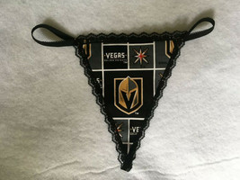 Womens Las Vegas Knights Nhl Hockey Gstring Thong Lingerie Panties Underwear - £15.14 GBP