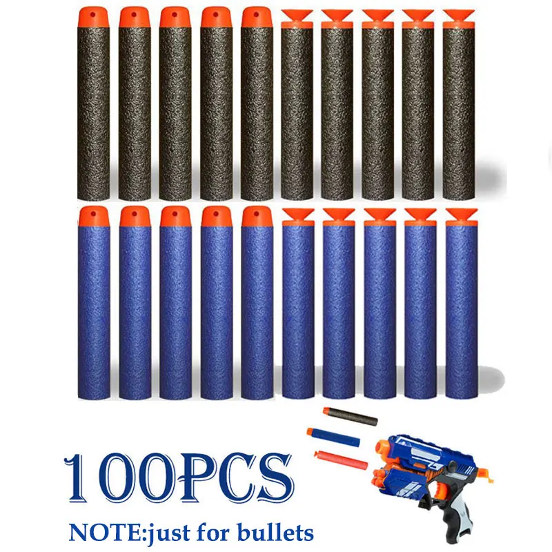 Sporting EVA Soft Hollow Round Head A Refill Darts Bullets for Nerf EVA Military - £23.81 GBP