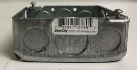 36 PK Steel City 53151 New 4&quot; Square Steel Box Extension Ring, Open Box - €91,87 EUR
