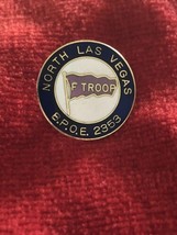 Elks Lodge F Troop B.P.O.E. 2353 N. Las Vegas Round Pin - $7.92