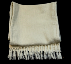 Hearth and Hand Magnolia Pebble Textured Table Runner 14 x 72 Ivory Cott... - $17.82